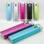 Pocket size aluminum power bank 2600 mah with 1A USB PORT