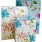 Flower paper tote gift bag foldable laminated ivory paper bag