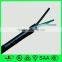 3 core round power cord UL certified extension cord American electric cable
