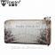 Fashion trendy Handmade women clutch wallet crocodile leather women clutch bag
