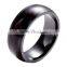 Titanium inlay with Camouflage wood Ring camo jewelry