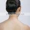 Cheap synthetic hair accessories bun, black braids hairpieces