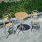 Aluminum wooden garden set