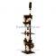 Pawhut Coffee Cream 260cm Cat Tree Kitten Activity Center