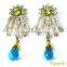 Cubic Zirconia Earrings, Diamond Gold Earrings, Diamond Jewelry