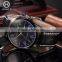 AGENTX Men's Japan Quartz High Quality Soft Genuine Leather Band Watch