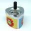 Portable simple but luxury tin box for cigarette ash box