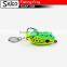 Colorful artifical floating soft frog with blade, 40mm/8g