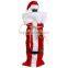 Christmas Holiday Velour Santa Wine Liquor Bottle Cover Bag Decoration