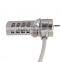 Notebook Laptop Combination Lock for computer with Chain Security Cable