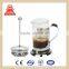 Quality products W124-CP058 Stainless Steel glass French Press Coffee Tea Maker