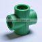 professional standard PPR pipe fittings, ppr water pipe equal cross