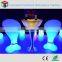 led high stool bar chair remote control 16 color change led chair/led bar stool