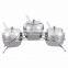 18/10 Salt Pepper Sugar Storage Organizers Seasoning Containers Spice Jar