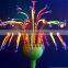 Christmas windmill lotus shape new year lighted decoration led christmas fireworks light