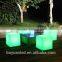 Led remote control luminous waterproof rechargeable mobile pub chair