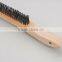 2016 the newest US style Steel Wire brass wire scratch brushes with wooden handle