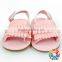 Hot Fashion Baby Golden Summer Sandals Shoes Tassels Design Girls Leather Sandal Boutique Baby Girl Sandals