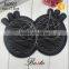 Wholesale baby girl eye shaped sew- on sequin patch for shirt