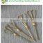 Custom length heart-shaped bamboo skewers