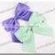 MSD hot sales red perfume bottle ribbon bow with elastic loop