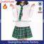 Factory OEM custom plaid pattern skirt girls high school uniform