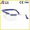Adjustable blue frame safety glasses with transparent lens,eyewear manufacturer