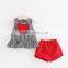 Kids Clothing Wholesale Baby Plaid Children Clothes Girls Smocked Girl Sets