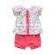 Beautiful princess short sleeve baby girls tshirt