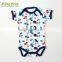 Summer Cotton Baby Clothes Lace Baby Rompers Printed With Short Sleeve