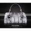 Grace luxury imitation feather party hand bag for woman gender straw bag fur bag charm
