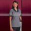 100% Polyester Stylish Cut and Variety of Colors Short Sleeve Housekeeping Uniform Set
