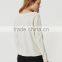 2016 Winter Wholesale Women Long Sleeved Sweat100% Cotton Plain Cheap Fleece Hoodie