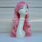 Wholesale Cheap Short Pink Synthetic Wig,Crazy Long Cosplay Wig For Party