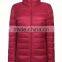 2016 Windproof ultralight Folding Ladies Bomber Down Jacket