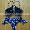 Europe And America Printing Bandage Tether Sexy Swimming Suit