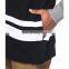 Modern Design High Quality Custom Contrasted Three-colors Men Hoodies Colorblocked Black Pullover Hoodies