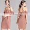 Off the Shoulder Women Mini Dress 2017