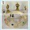 Cheap Plastic Party Fancy Dress Golden King and Queen Crowns HPC-0799