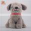 25cm grey plush puppy dog toys