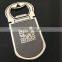 Top Selling Customized hot style blank bottle opener keychain/keyring laser logo, printing QR code bottle opener