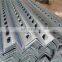 90 degree black/galvanized perforated angle steel bar