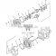 Construction Machinery Hydraulic Part Triple Pump 705-56-44010 Loader Hydraulic Gear Pump WA600-1-A Poilt Pump Assy