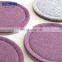Wool Felt Coasters 100% felt die cutting 5mm thickness tea cup round coaster
