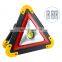 Portable Waterproof Triangle Road Hazard Traffic Warning Light For Car Safety