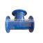 ISO 2531 Ductile Iron All Flange Tee K14 DCI Flange Pipe