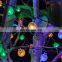 Christmas Holiday Outdoor Lighting Solar Crystal Bubble Ball String Lights Garden Decorative LED Fairy Light