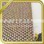 Wholesale Hotfix Design Round Ceramic Crystal Rhinestone Mesh Sheets for Bag FRM-176