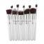 China Custom Made Makeup Brushes White Makeup Brushes Luxury Gold Makeup Brushes
