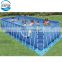 Customized size giant metal frame support stand land stents swimming pool